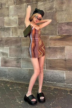 Quick Outfits, Modest Fashion Outfits Ideas Indie Mesh Bodycon Mini Dress