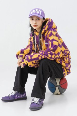 Quick Outfits, Modest Fashion Outfits Ideas Indie Oversized Plush Hoodie