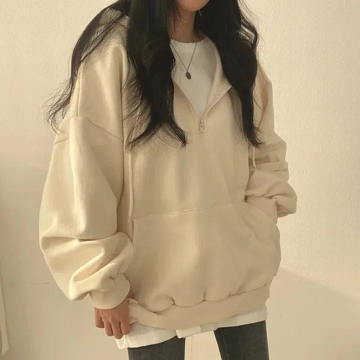 Quick Outfits, Modest Fashion Outfits Ideas Indie Oversized Zip Up Hoodie Quick Outfits, Modest Fashion Outfits Ideas Indie Oversized Zip Up Hoodie