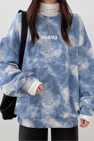 Quick Outfits, Modest Fashion Outfits Ideas Indie Urban Print Longline Sweatshirt