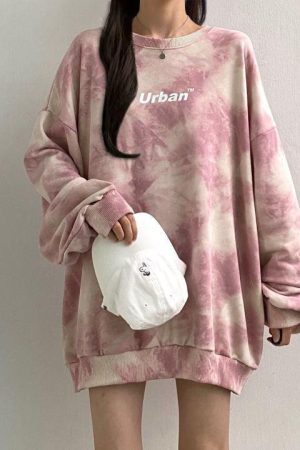 Quick Outfits, Modest Fashion Outfits Ideas Indie Urban Print Longline Sweatshirt