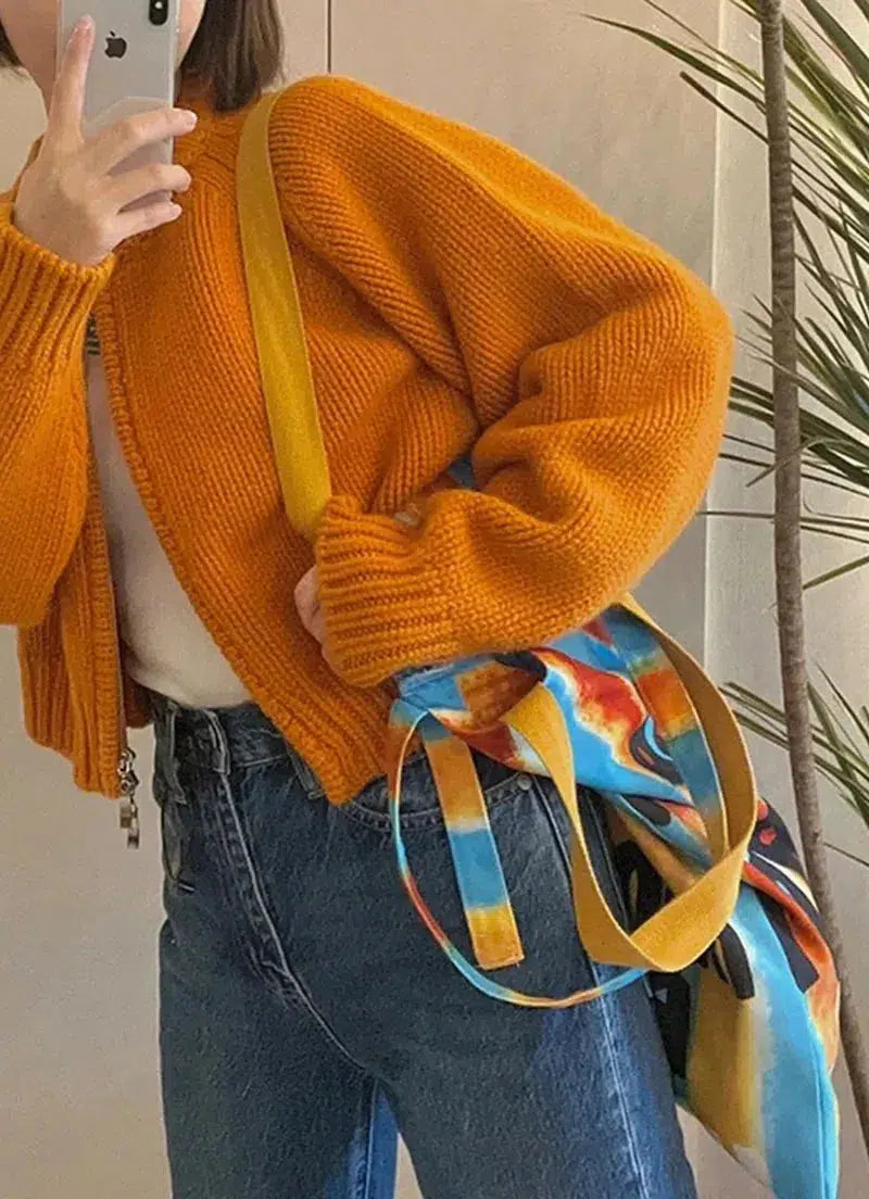 Quick Outfits, Modest Fashion Outfits Ideas Indie Zip Up Knitted Cardigan Quick Outfits, Modest Fashion Outfits Ideas Indie Zip Up Knitted Cardigan