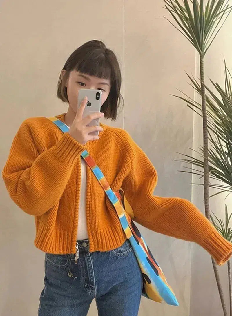 Quick Outfits, Modest Fashion Outfits Ideas Indie Zip Up Knitted Cardigan Quick Outfits, Modest Fashion Outfits Ideas Indie Zip Up Knitted Cardigan