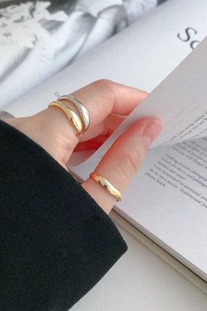 Quick Outfits, Modest Fashion Outfits Ideas Irregular Open Ring