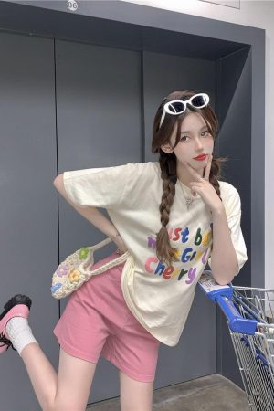 Quick Outfits, Modest Fashion Outfits Ideas Just Be My Girl Cherry Tee