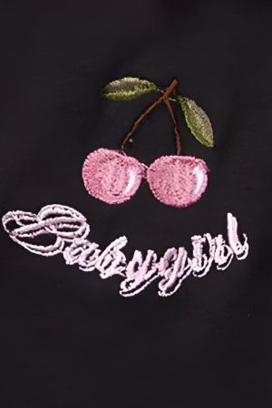 Quick Outfits, Modest Fashion Outfits Ideas Kawaii Cherry Cut Out Mini Polo Dress