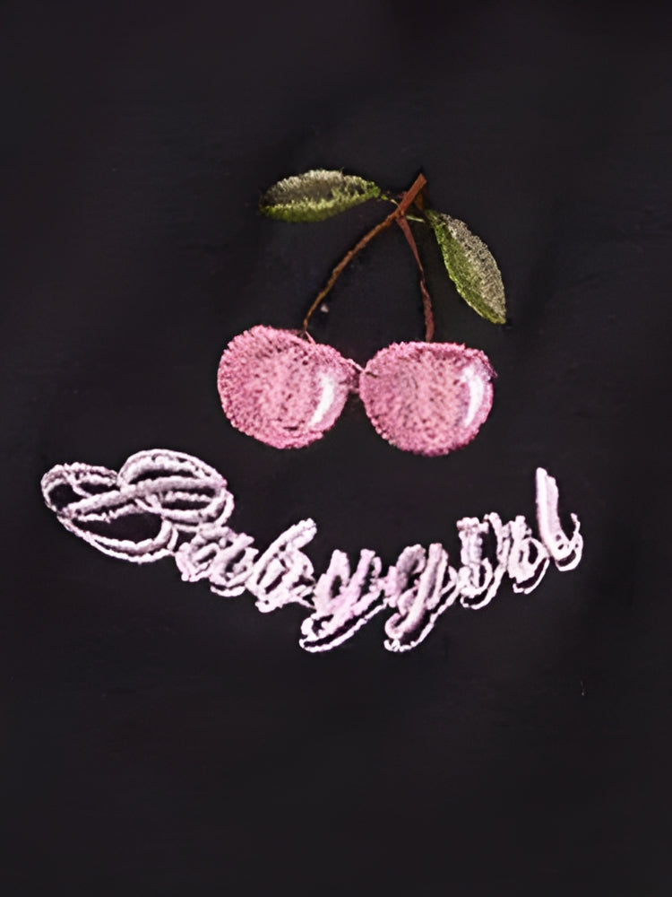 Quick Outfits, Modest Fashion Outfits Ideas Kawaii Cherry Cut Out Mini Polo Dress Quick Outfits, Modest Fashion Outfits Ideas Kawaii Cherry Cut Out Mini Polo Dress