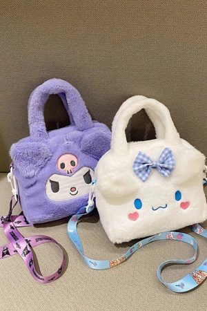 Quick Outfits, Modest Fashion Outfits Ideas Kawaii Fluffy Sanrio Handbag