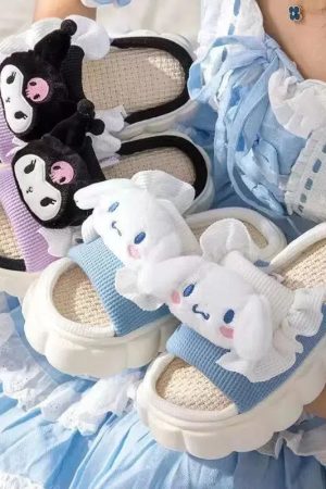 Quick Outfits, Modest Fashion Outfits Ideas Kawaii Sanrio Slippers