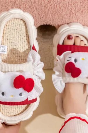 Quick Outfits, Modest Fashion Outfits Ideas Kawaii Sanrio Slippers
