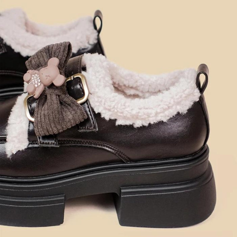 Quick Outfits, Modest Fashion Outfits Ideas Kawaii Teddy Bear Platform Oxford Shoes Quick Outfits, Modest Fashion Outfits Ideas Kawaii Teddy Bear Platform Oxford Shoes