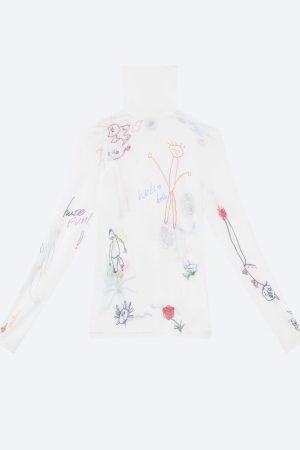 Quick Outfits, Modest Fashion Outfits Ideas Kid's Art Mesh Top