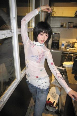 Quick Outfits, Modest Fashion Outfits Ideas Kid's Art Mesh Top