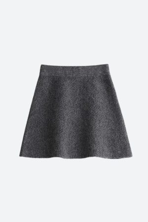 Quick Outfits, Modest Fashion Outfits Ideas Knitted Button-Up Cardigan & Mini Skirt Two Piece Set