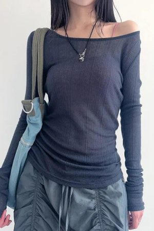 Quick Outfits, Modest Fashion Outfits Ideas Knitted Mesh Backless Top