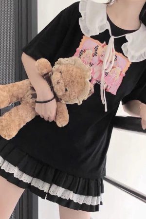 Quick Outfits, Modest Fashion Outfits Ideas Lace Detailed Ruffle Mini Skirt