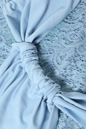 Quick Outfits, Modest Fashion Outfits Ideas Lace Ruched Mini Dress