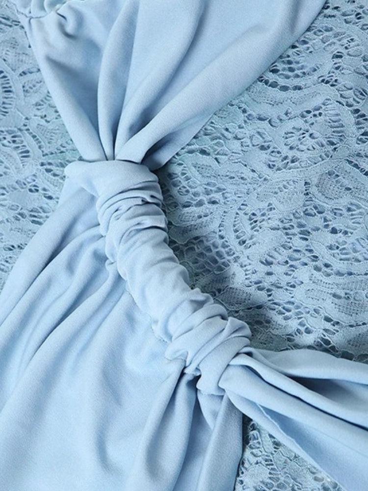 Quick Outfits, Modest Fashion Outfits Ideas Lace Ruched Mini Dress Quick Outfits, Modest Fashion Outfits Ideas Lace Ruched Mini Dress