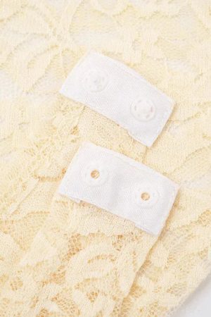 Quick Outfits, Modest Fashion Outfits Ideas Lace Top & Bodysuit Two Piece Set