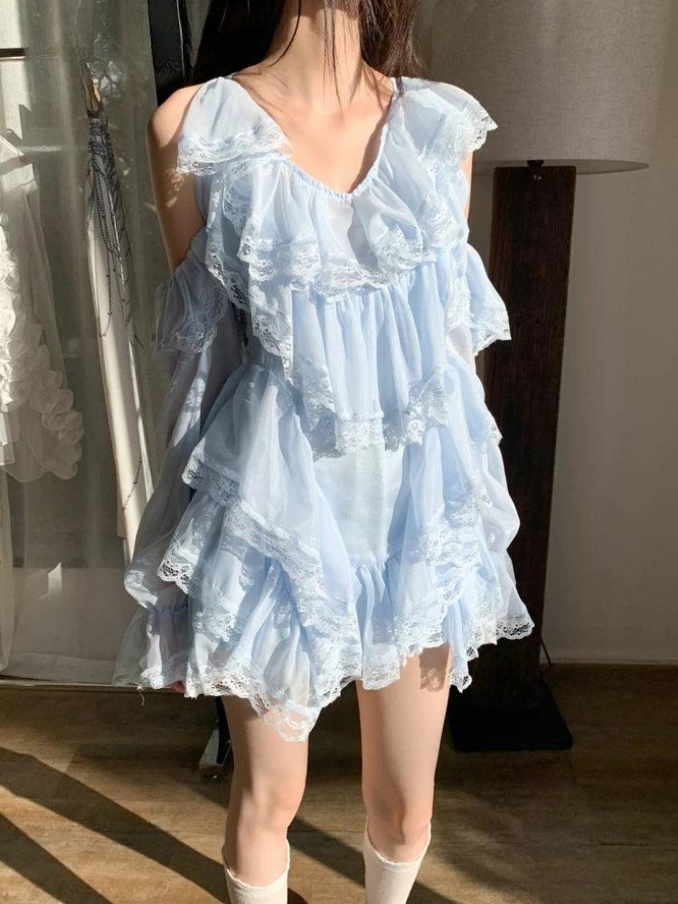 Quick Outfits, Modest Fashion Outfits Ideas Layered Ruffled Mini Dress Quick Outfits, Modest Fashion Outfits Ideas Layered Ruffled Mini Dress