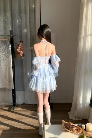 Quick Outfits, Modest Fashion Outfits Ideas Layered Ruffled Mini Dress