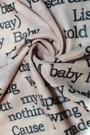 Quick Outfits, Modest Fashion Outfits Ideas Letter Printed Top with Gloves