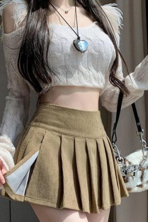 Quick Outfits, Modest Fashion Outfits Ideas Light Academia Mini Skort