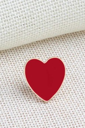 Quick Outfits, Modest Fashion Outfits Ideas Lipstick Heart Cherry Lip Pins