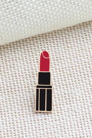 Quick Outfits, Modest Fashion Outfits Ideas Lipstick Heart Cherry Lip Pins