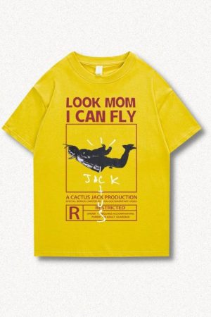 Quick Outfits, Modest Fashion Outfits Ideas Look Mom I Can Fly Tee