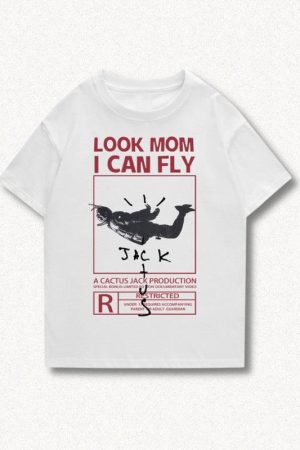 Quick Outfits, Modest Fashion Outfits Ideas Look Mom I Can Fly Tee