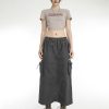 Quick Outfits, Modest Fashion Outfits Ideas Low Rise Parachute Maxi Skirt