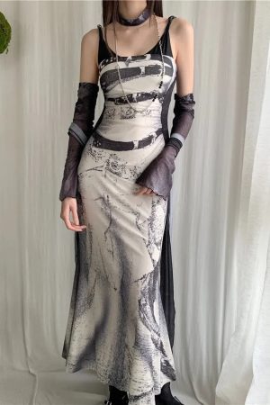 Quick Outfits, Modest Fashion Outfits Ideas Marble Maxi Dress