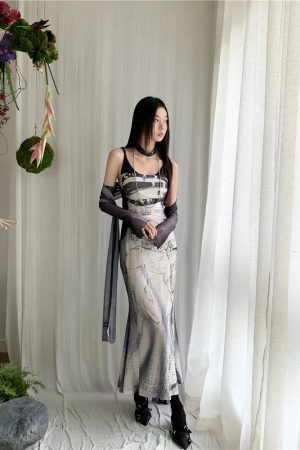 Quick Outfits, Modest Fashion Outfits Ideas Marble Maxi Dress