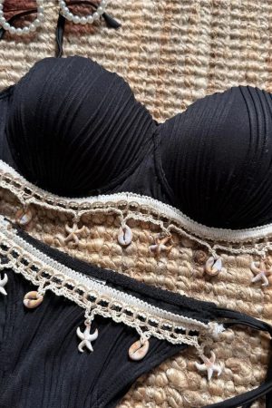 Quick Outfits, Modest Fashion Outfits Ideas Mermaidcore Bikini Set