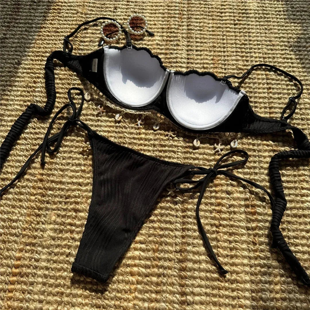 Quick Outfits, Modest Fashion Outfits Ideas Mermaidcore Bikini Set Quick Outfits, Modest Fashion Outfits Ideas Mermaidcore Bikini Set