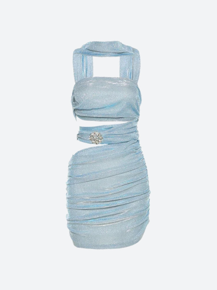 Quick Outfits, Modest Fashion Outfits Ideas Mermaidcore Glitter Mini Dress Quick Outfits, Modest Fashion Outfits Ideas Mermaidcore Glitter Mini Dress