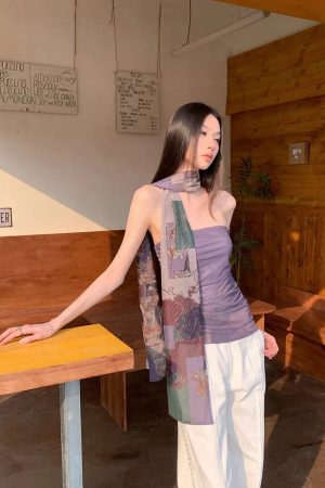 Quick Outfits, Modest Fashion Outfits Ideas Mesh Layered Tube Top