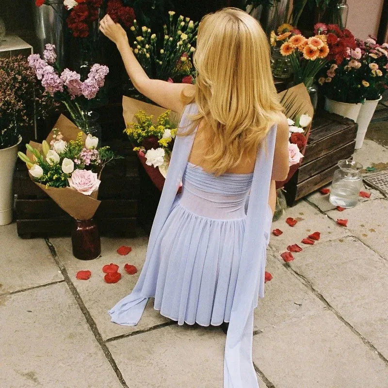 Quick Outfits, Modest Fashion Outfits Ideas Mesh Strapless Mini Dress Quick Outfits, Modest Fashion Outfits Ideas Mesh Strapless Mini Dress