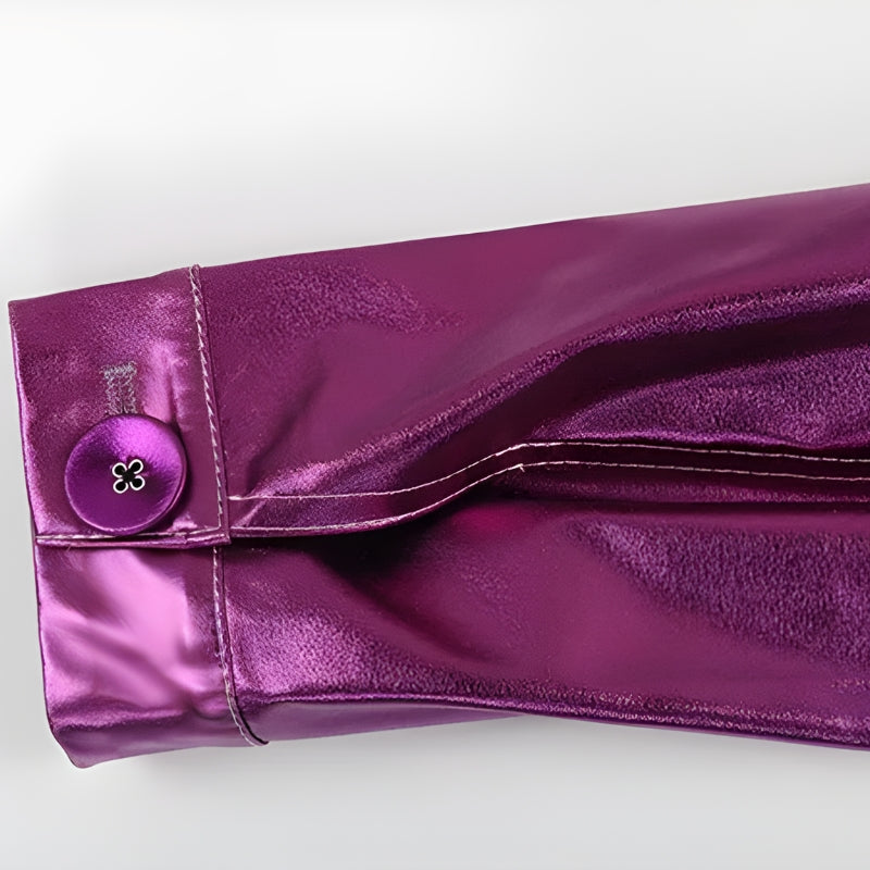 Quick Outfits, Modest Fashion Outfits Ideas Metallic Fuchsia Faux Leather Jacket Quick Outfits, Modest Fashion Outfits Ideas Metallic Fuchsia Faux Leather Jacket