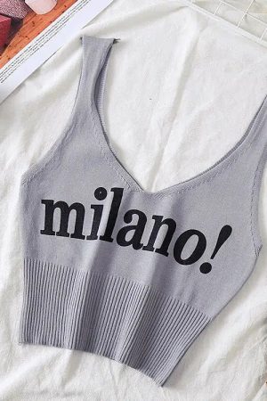 Quick Outfits, Modest Fashion Outfits Ideas Milano Knitted Tank Top