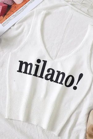 Quick Outfits, Modest Fashion Outfits Ideas Milano Knitted Tank Top