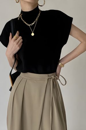 Quick Outfits, Modest Fashion Outfits Ideas Mock Neck Sweater