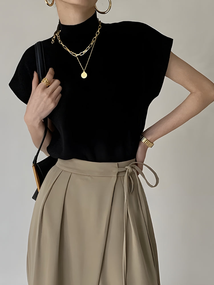 Quick Outfits, Modest Fashion Outfits Ideas Mock Neck Sweater Quick Outfits, Modest Fashion Outfits Ideas Mock Neck Sweater