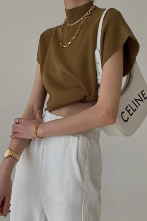 Quick Outfits, Modest Fashion Outfits Ideas Mock Neck Sweater