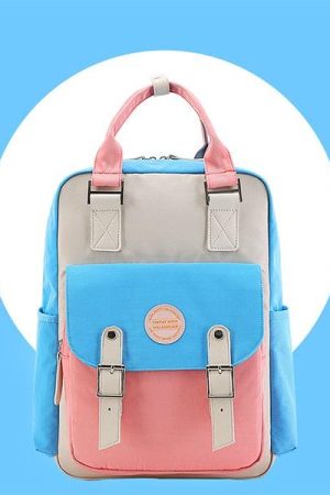 Quick Outfits, Modest Fashion Outfits Ideas Multicolor Pastel School Backpack