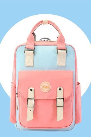 Quick Outfits, Modest Fashion Outfits Ideas Multicolor Pastel School Backpack