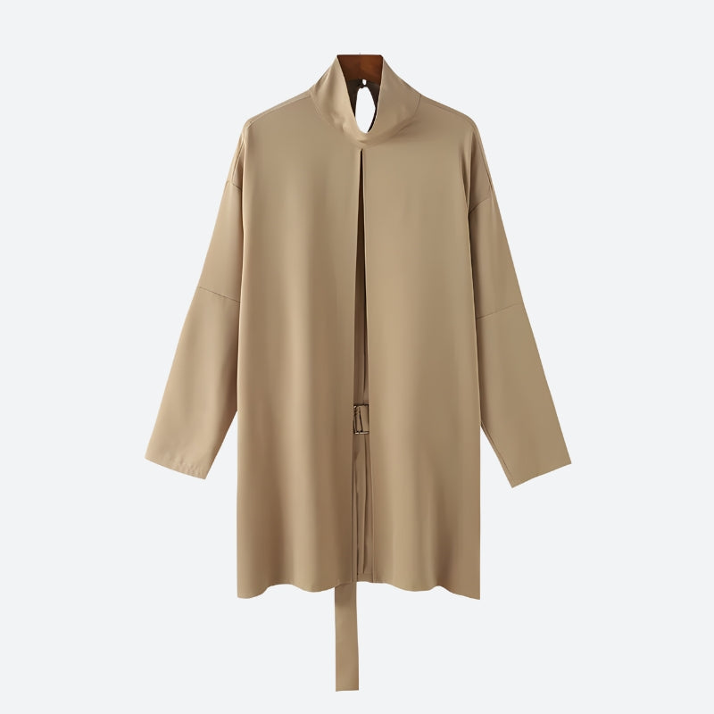 Quick Outfits, Modest Fashion Outfits Ideas Open Front High Neck Jacket Quick Outfits, Modest Fashion Outfits Ideas Open Front High Neck Jacket