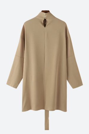 Quick Outfits, Modest Fashion Outfits Ideas Open Front High Neck Jacket