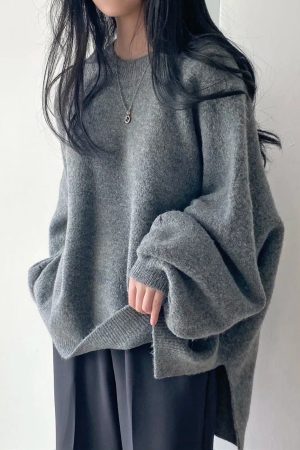 Quick Outfits, Modest Fashion Outfits Ideas Oversized Knit Sweater